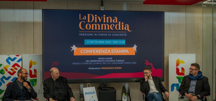 Presentata La Divina Commedia. Versione in forma di concerto”: venerdì e sabato al Petruzzelli