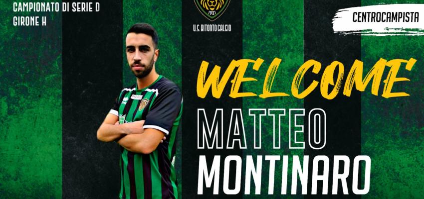 Matteo Montinaro è un nuovo giocatore del Bitonto