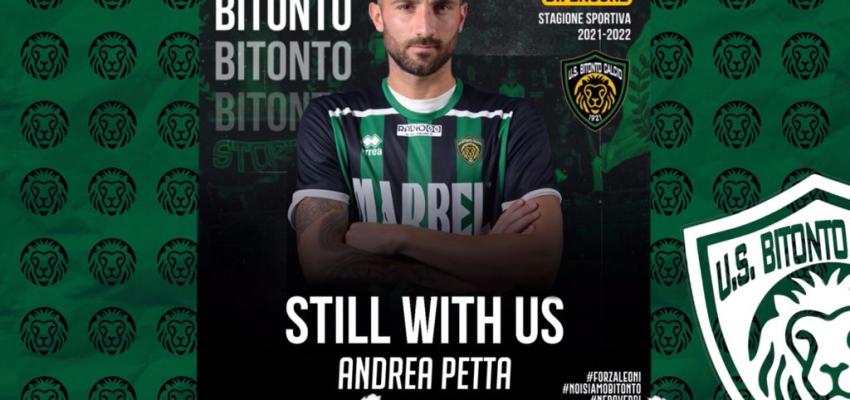 Andrea Petta sarà ancora un leone neroverde