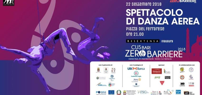 ResExtensa  Dalle 21 in piazza Ferrarese, l’evento inaugurale della ‘Bari ZeroBarriere’