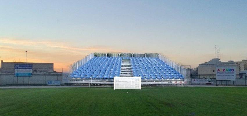 STADIO “CITTÀ DEGLI ULIVI”, DEFINITI I LAVORI PER LA NUOVA CURVA