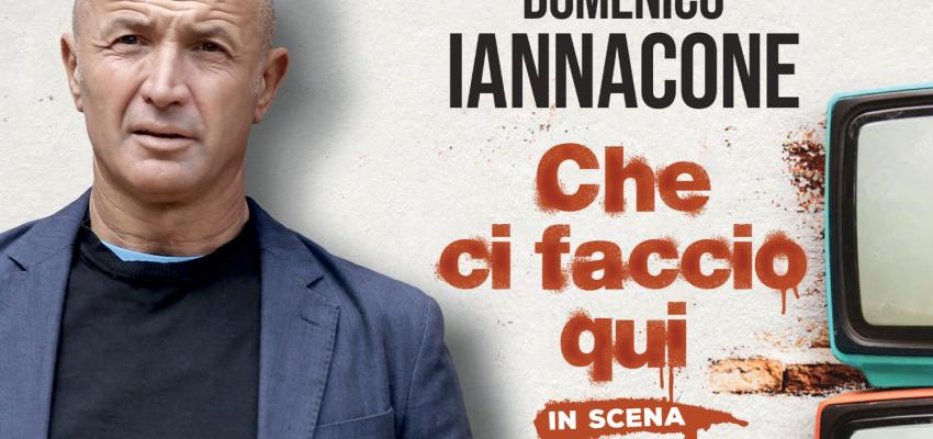 Che ci faccio qui stasera, venerdì 15 Domenico Iannacone a Bitonto, Teatro Traetta