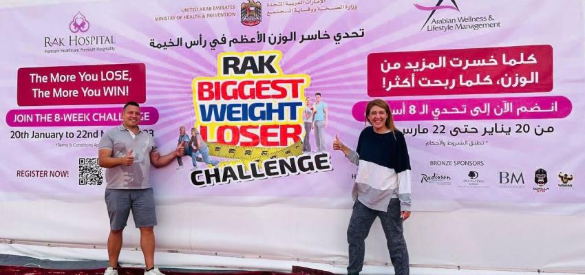 L’esperienza di due italiani alla RAK Biggest Weight Loser Challenge diventa social