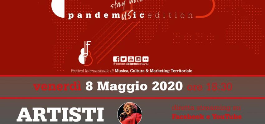 Bitonto Blues Festival “Pandemusic”: venerdì la seconda puntata con Linda Valori e Carlo Massarini