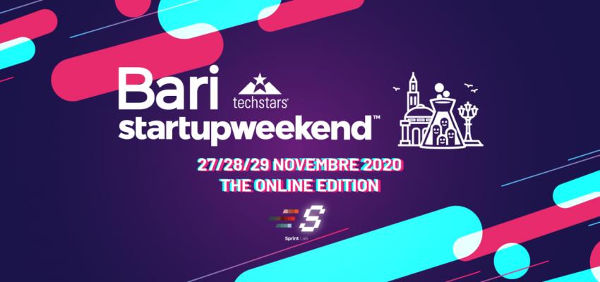 Startup Weekend Bari sfida online il Covid: resistiamo alla crisi creando nuove imprese