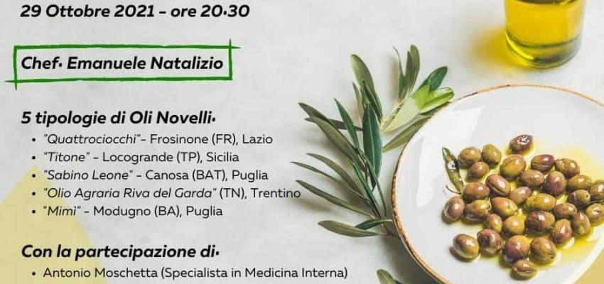 Olio novello, a Bitonto serata a 'Il Patriarca' con Maurizio Pescari