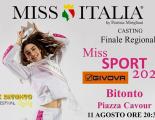A Bitonto sarà eletta Miss Sport Givova Puglia. La finale regionale di Miss Italia si terrà l'11 agosto