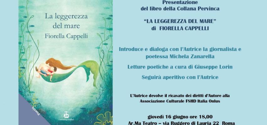 Al Teatro Ar.Ma la presentazione del libro 'La leggerezza del mare'