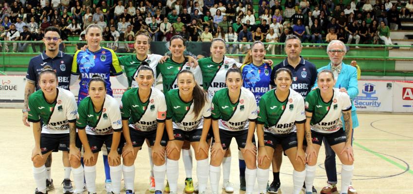 Futsal femminile, serie A. Luciléia apre le danze ed il derby è tutto neroverde: 4-0