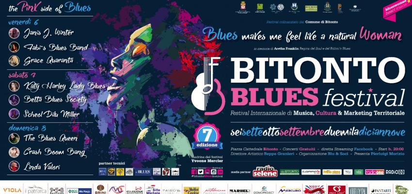 Il Bitonto Blues Festival si tinge di rosa con Linda Valori, Scheol Dilu Miller e Grace Quaranta