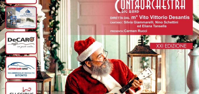 Gran concerto di Natale, oggi, online. Si esibirà la Controrchestra Big Band