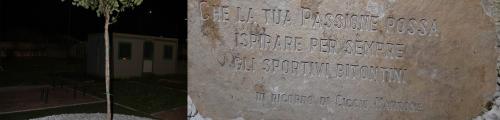 Passione e Memoria. Inaugurato al 'Paolo Borsellino' il giardinetto in ricordo di Ciccio Marrone